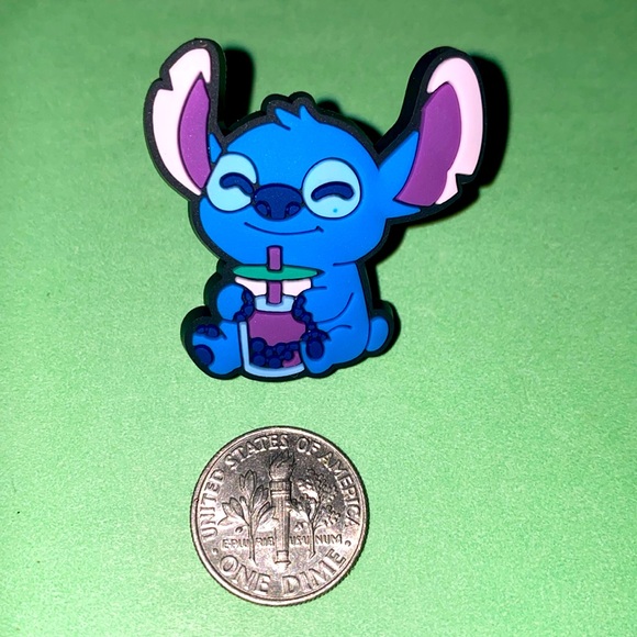 Accessories - (10 for $15) Lilo & Stitch Enjoying his Purple drink Charms